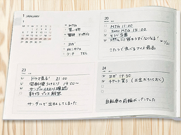 TETEFU M+Wの書き方例