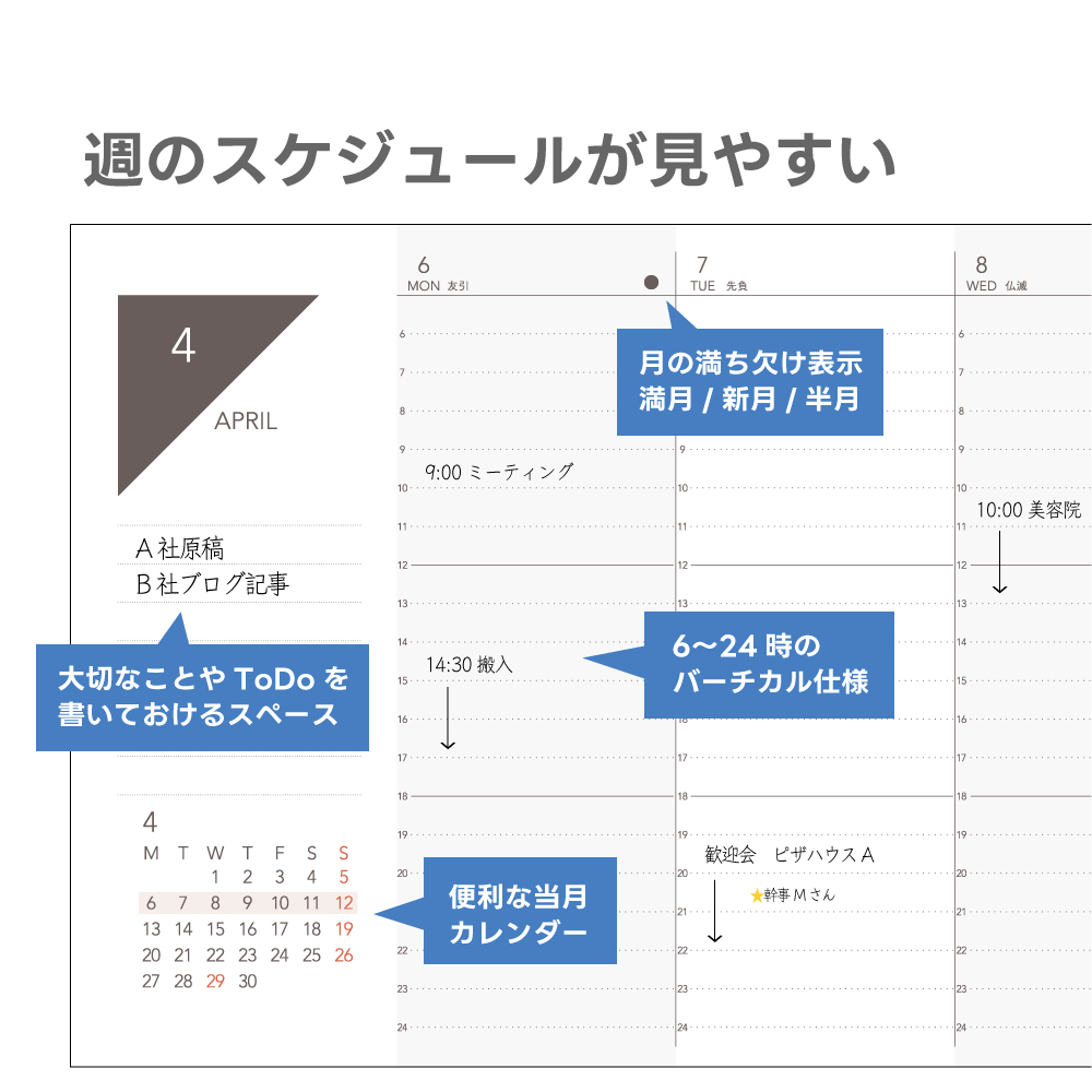 週間リフィルの使い方 01